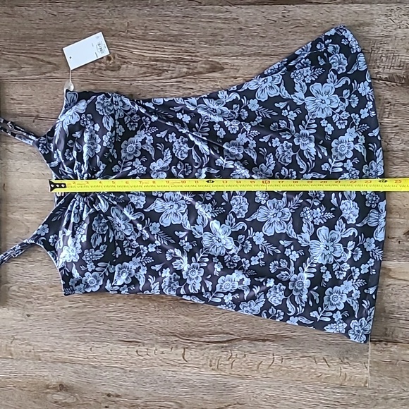 SO BRAND WOMENS JUNIOR SIZE SUMMER NAVY FLORAL DRESS SIZE MEDIUM - Picture 13 of 14